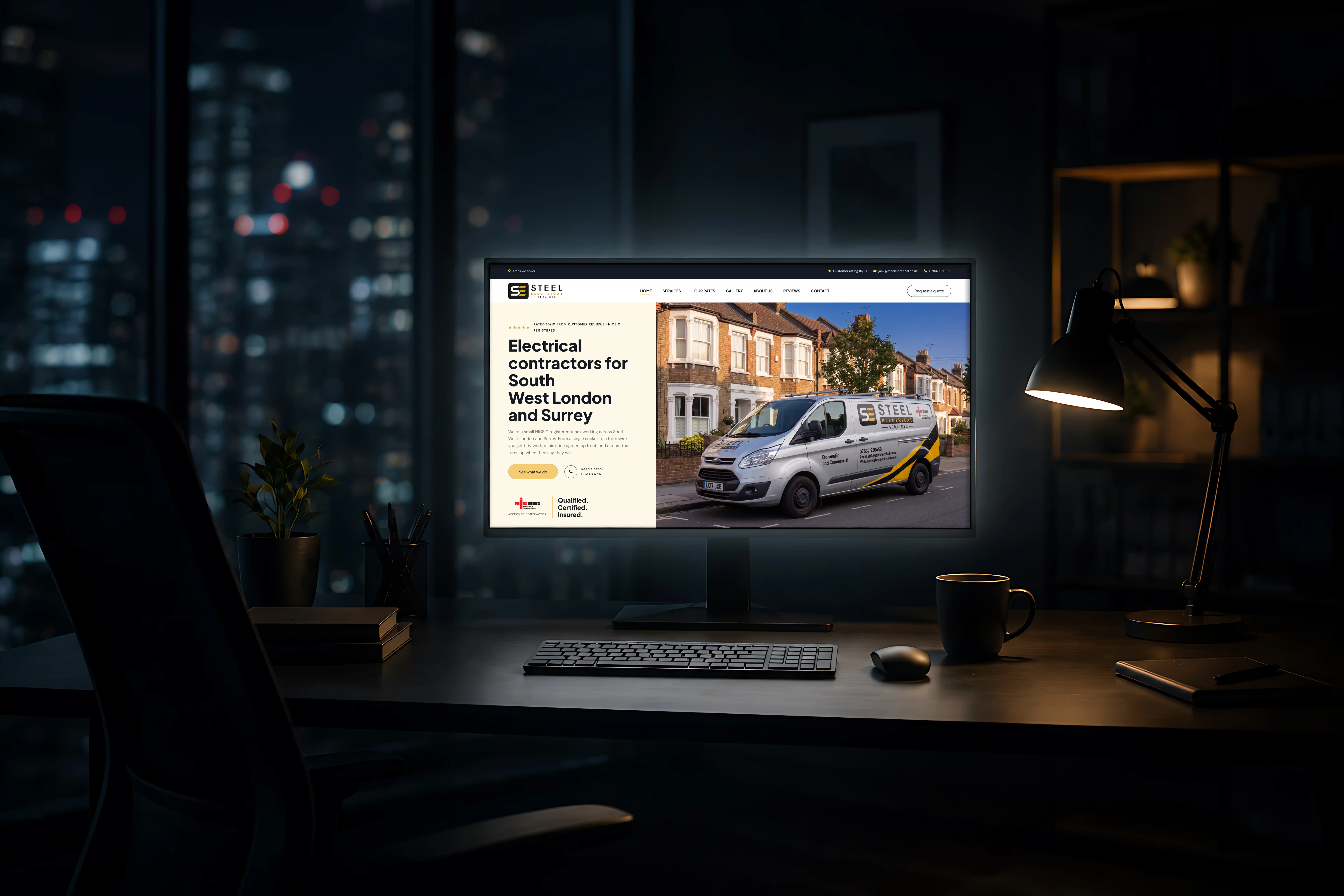 The Steel Electrical websites Flitzen built