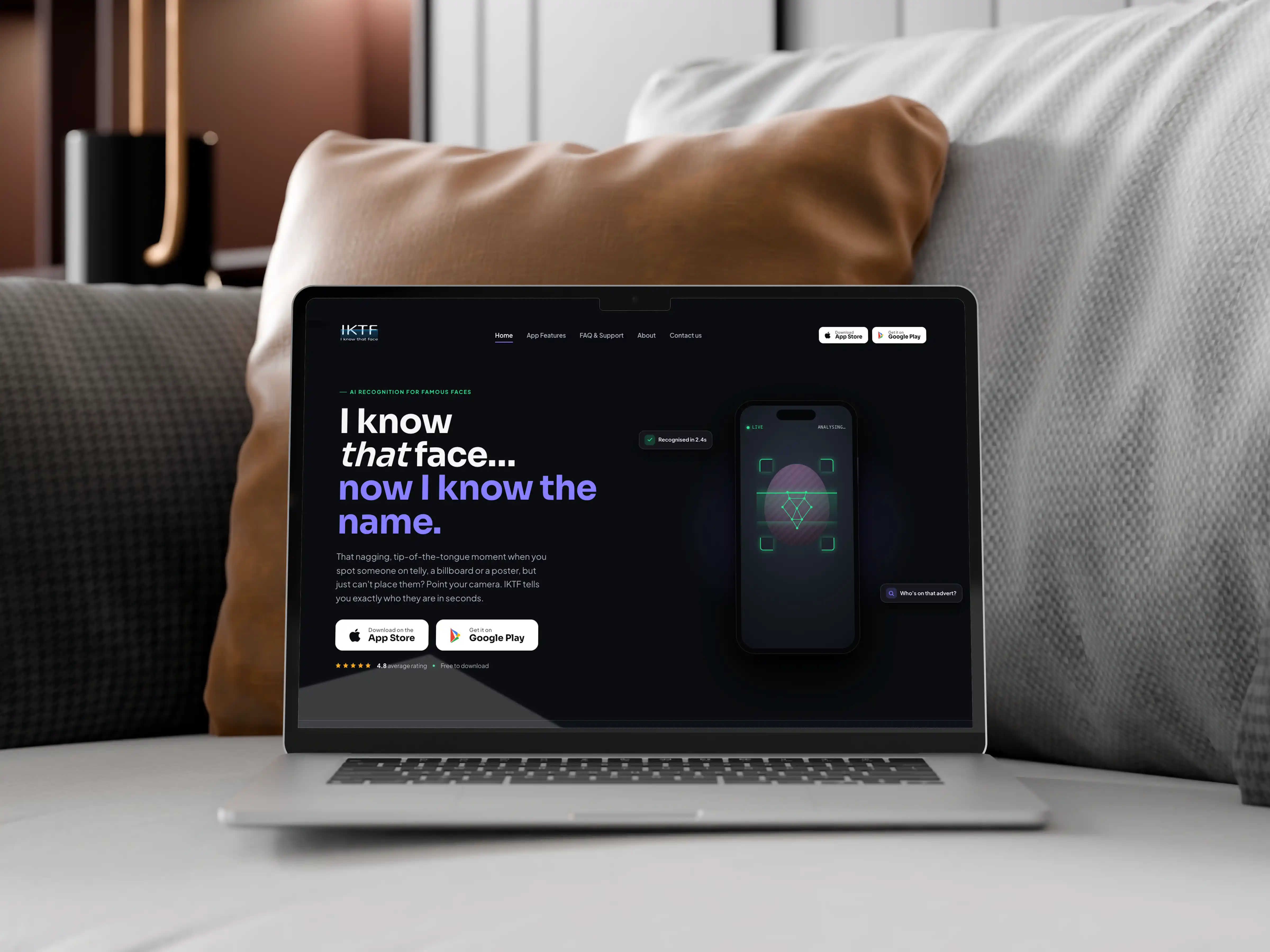 The IKTF websites Flitzen built