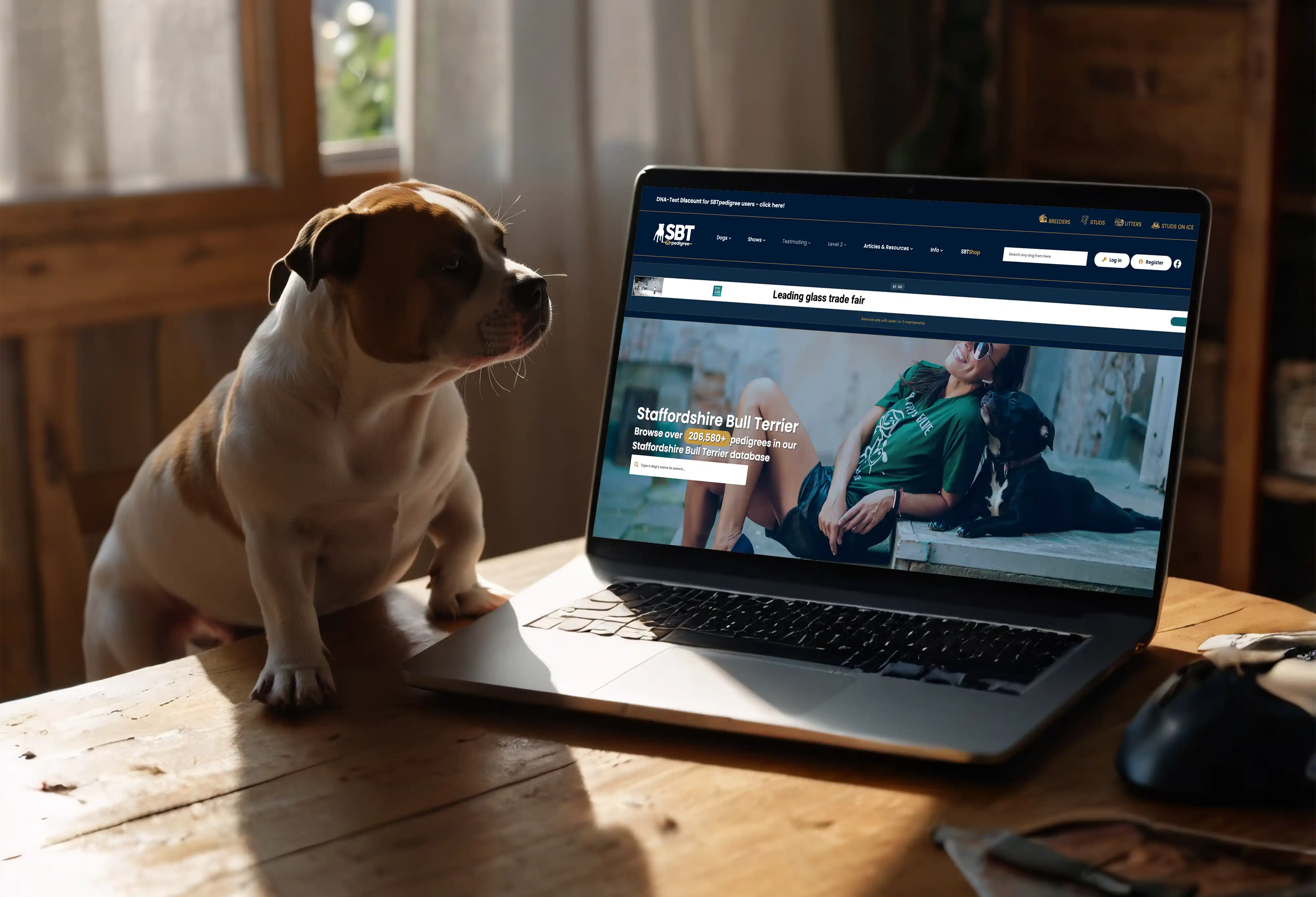 The SBT Pedigree websites Flitzen built